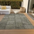 thumbnail image 6 of Addison Rugs Chantille Indoor/Outdoor Transitional Patchwork Taupe Washable Rectangle Rug, 10' x 14', 6 of 6