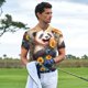 thumbnail image 3 of Balery Elegant Cute Panda Sunflower Camisa Polo de Hombre con Estampado, de Manga Corta y Tejido Medio, Camisa Tipo Golf Polo-Large, 3 of 6