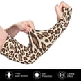 thumbnail image 3 of PAYOHTO Women Men Gardening Sleeves with Thumb Hole, Sun Protection Cooling Arm Sleeves for Farm Work Sports Leopard Print Design, 3 of 8