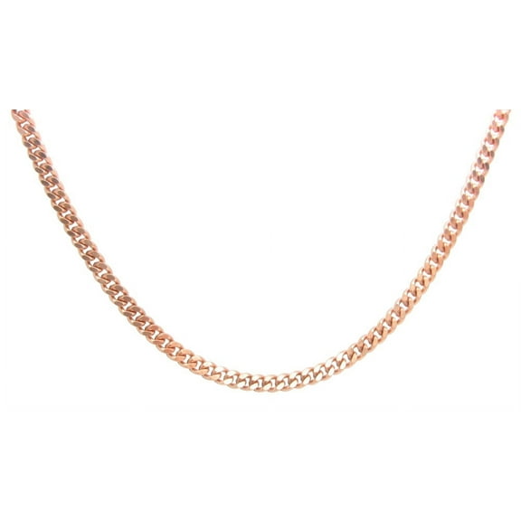 Solid Copper 18 inch chain CN760G - 3/16 of an inch wide
