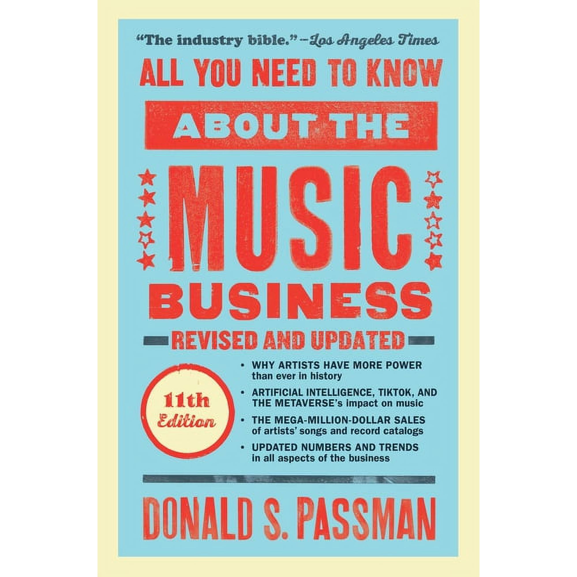 All You Need To Know About the Music Business, Book, (Eleventh Edition) (Hardcover)