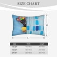 thumbnail image 6 of Haiem Pillowcase for Hair and Skin Queen - Prague Ratter Dog in Bathtub Printed Soft Pillowcase with Envelope Closure-16"x24", 6 of 9