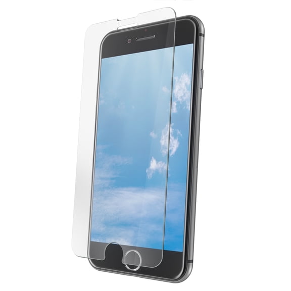 onn. Clear Glass Screen Protector for iPhone 6/7/8