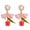 Pink, variant on QIQUWOHUL Flower Dangle Earrings For Women Cute Pearl Earrings Fairy Statement Summer Refreshing Idyllic Holiday Earrings