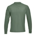 thumbnail image 6 of EHRWE Mens T-Shirts Men's Loose Large Size T Shirt Long Sleeve Crew Neck Elastic Sweat Absorbing Training T Shirt Fashion, 6 of 8