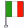thumbnail image 1 of Italy - Car Flag, 1 of 1