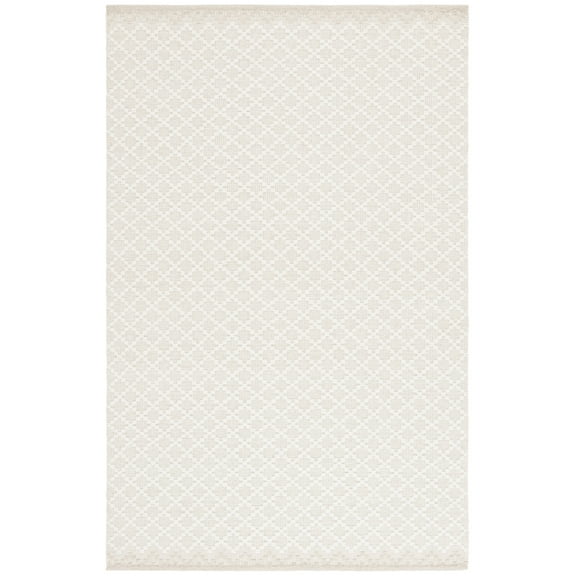 SAFAVIEH Vermont Jilliean Diamond Quatrefoil Area Rug, Beige/Ivory, 4' x 6'