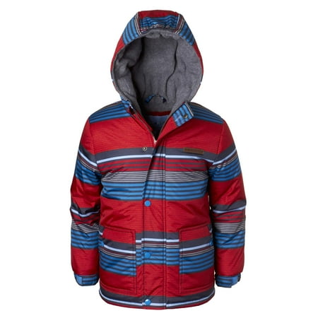 Anime Ski - Wippette Multi Striped Ski Jacket with Fleece Lined Hood (Little Boys)