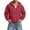 Red, variant on Men Sun Protection Cycling Jacket Lightweight Hiking Running Fishing Full Zip Windbreaker Workout Hoodies Zip Pockets, XS