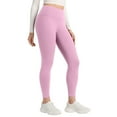 thumbnail image 3 of No Front Seam Yoga Leggings- High Waisted Womens Lounge Pants Pilates Workout Athletic Soft Pink M, 3 of 5