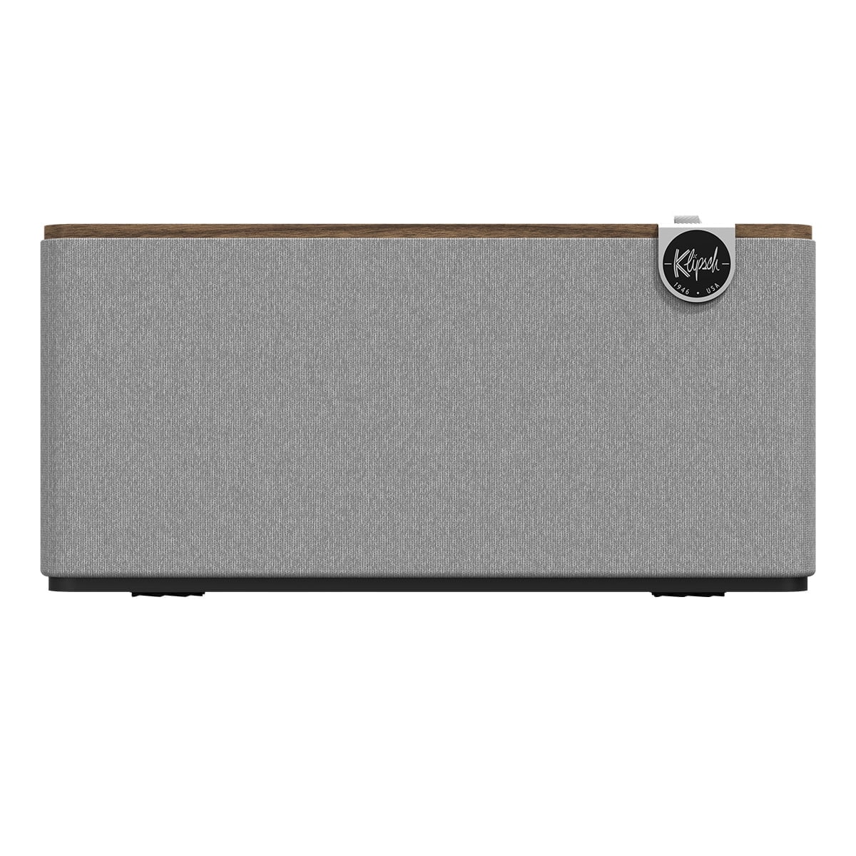 Restored Klipsch The Three Plus Premium Bluetooth Speaker with Phono and Optical Inputs (Walnut) (Refurbished)
