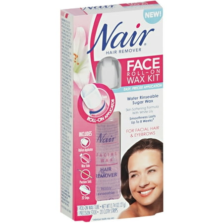 Nair Nair Face Hair Remover Roll On Wax Kit Walmart Com