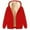 Red, variant on cocolona Womens Zip Up Fleece Lined Hoodies Casual Long Sleeve Hooded Sweatshirts Winter Thick Warm Jacket Coats with Pockets