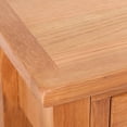 thumbnail image 4 of Console Table With 2 Drawers 83x30x73 Cm Solid Oak Wood Hall Tables, 4 of 5