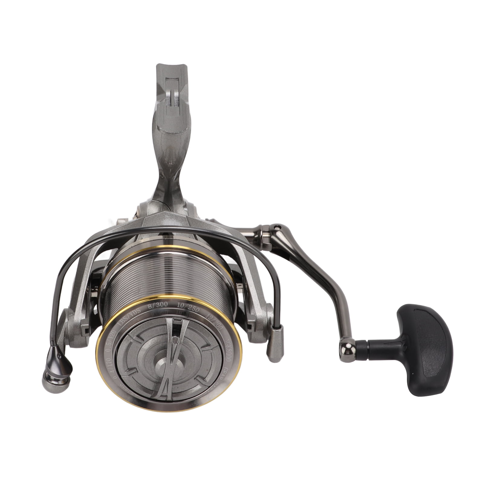 Suodoka NGK8000 All Metal Spinning Fishing Reel 4.8:1 Gear Ratio Long Throw Saltwater Freshwater Surf Fishing Reel Ambidextrous (7.87 inches / 20 cm)