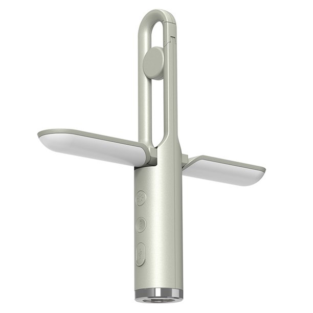 Naiovety Luz Led plegable para acampar con batería de 6 horas de duración, luces para acampar, linternas, luz recargable Estufas de camping Verde claro