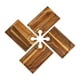 thumbnail image 2 of Tabla de quesos de madera ligera y portátil con soporte para bebidas, 4 unidades Rectángulo, 2 of 9