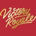 thumbnail image 2 of Men's Fortnite Victory Royale Gold Script Pull Over Hoodie Red 3X Large, 2 of 4