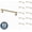 Champagne Bronze, variant on Francisco (10-Pack) Cabinet Handles 4" Hole Center Pulls | Warm Chestnut Hardware Kitchen Door, Drawers, Dressers, Furniture P29617K-WCN-B