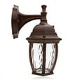 thumbnail image 4 of Maxxima LED Outdoor Wall Light, Aged Bronze w/Clear Water Glass, Dusk to Dawn Sensor, 580 Lumens Warm White, 4 of 5