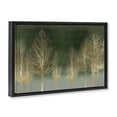 thumbnail image 2 of Stupell Industries Modern Gold Gradient Forest Black Floating Frame Canvas Art, 25 x 17, by Kate Bennett, 2 of 8