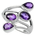 thumbnail image 4 of Natural African Amethyst 925 Sterling Silver Ring s.6 Jewelry DGR1133_E_6 R-1053, 4 of 6