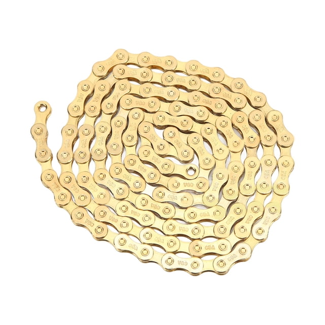 Bike Chain, 9 Speed Bike Chain Applicable Flexible Cogs 9 Speed Compact Construction High Carbon Steel For Cycling