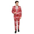 thumbnail image 2 of OppoSuits Costume Formel Deux Boutons pour Hommes, Rouge, 44 / L x H, 2 of 4