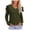 Army Green, variant on Blouses for Women Ruffle Long Sleeve Fashion Casual Solid Color Loose Pullover V Neck Long Sleeve Tops