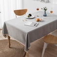 thumbnail image 6 of Lace tablecloth, rectangular farmhouse tablecloth decorated with woven tablecloth-Orange color, 6 of 6
