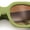 Green - Brown, variant on Womens Trendy Octagonal Beveled Thick Plastic Round Mod Sunglasses Tortoise - Smoke