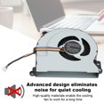 thumbnail image 4 of Ventilador De CPU Ultrarrápido, 720235-001, Para ENVY 15 720235-001 DC5V 0.5A ANGGREK 720235-001, 4 of 8