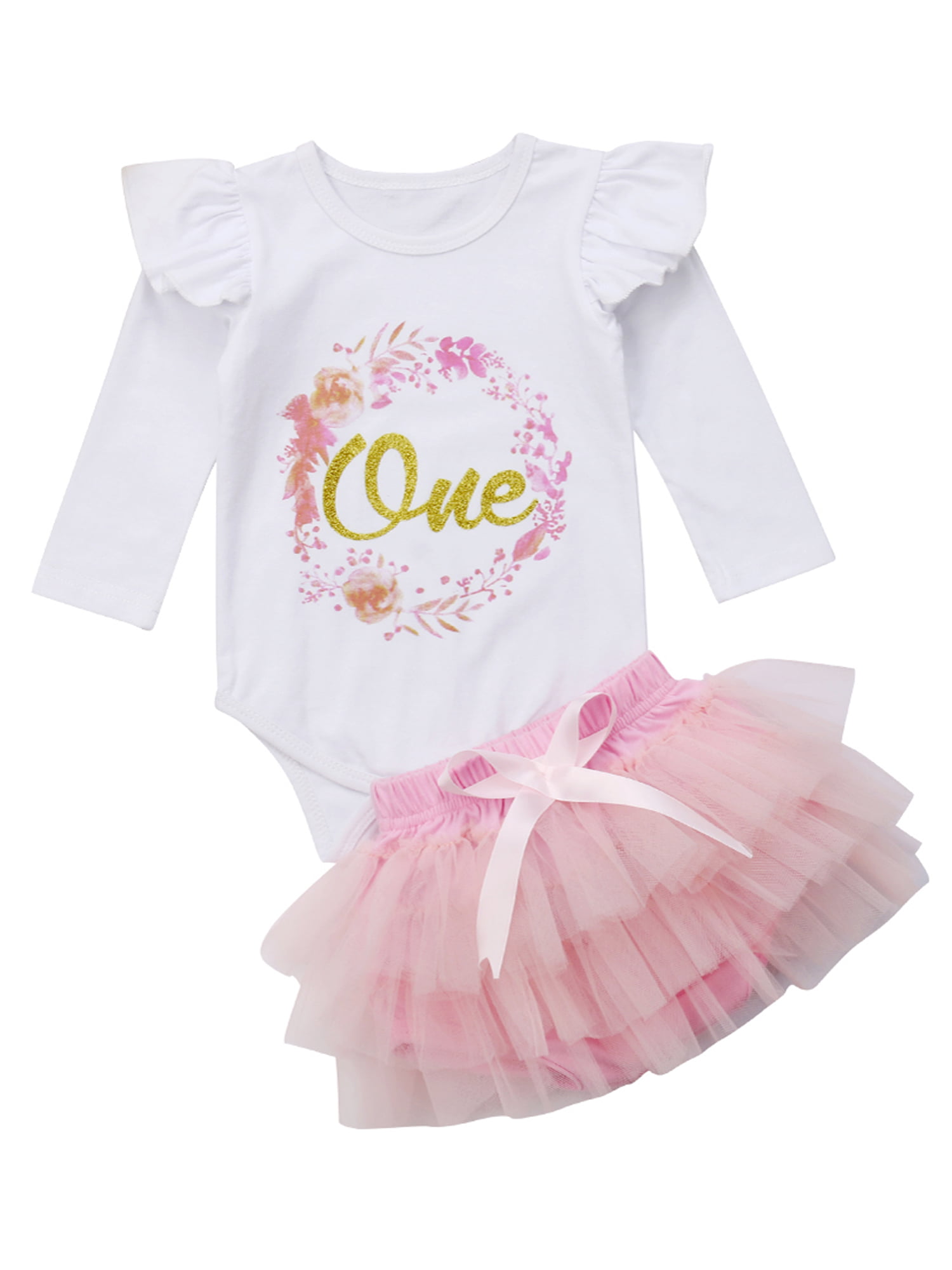 one year girl birthday outfit