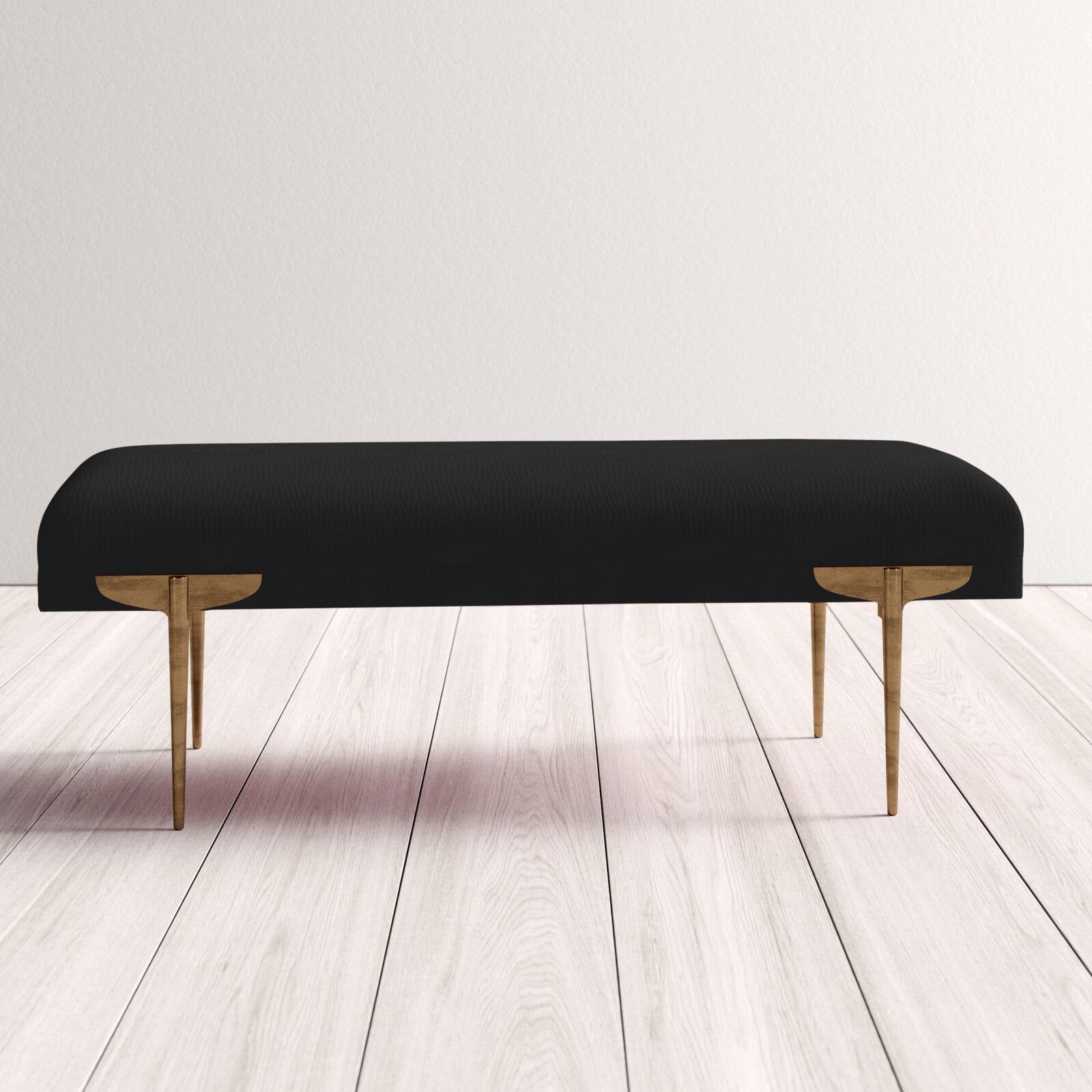 Lexie Upholstered Bench Commercial Warranty No Upholstery Material Velvet