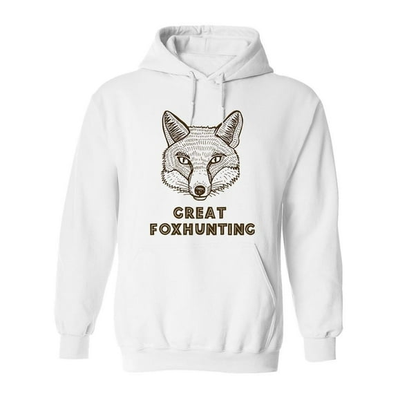 The Fox Head  Hoodie Men -Image by Shutterstock, Male Large