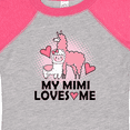 thumbnail image 4 of Inktastic My Mimi Loves Me Llama Girls Baby Bodysuit, 4 of 5