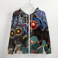thumbnail image 4 of Apex Legends Pathfinder Zip Up Hoodies Unisex Realistic 3D Print Sweatshirt Long Sleeve Hooded Jacket Coat XL, 4 of 8