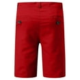 thumbnail image 3 of AHTJRT Men's Classic Stretch Golf Shorts with Pockets for Casual Summer Wear Red 3XL, 3 of 4
