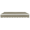 thumbnail image 4 of Awntech 14 Ft Maui Left Motorized Heavy Duty Patio Retractable Awning (168in x 9.25in x 120in), Burlap Sack, 4 of 6