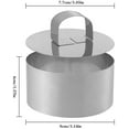 thumbnail image 2 of 6 Pcs Cooking Ring Set, Stainless Steel Cake Rings Cake Mold Baking Ring Mold, 2 of 5
