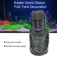 thumbnail image 3 of Estatua De La Cabeza De La Isla De Pascua, Estatua De La Isla De Pascua Decoración De La Caja De Pescado Estatuas Al Aire Libre Estatuas De Jardín Gnome Terrario Reptile, 3 of 7