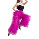 thumbnail image 3 of VISgogo Pantalones de tul para mujer, pantalones femeninos de cintura alta de hilo con volantes de múltiples capas de patchwork de color sólido VISgogo moda, 3 of 5