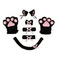 thumbnail image 4 of Disfraz de gato de peluche, accesorios para , guantes, juguetes, sombreros, pajarita, carnaval, , accesorios de disfraces, y adultos Negro Colco disfraz de gato, 4 of 6