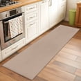 thumbnail image 3 of Beige Solid Color Area Rugs Collection 2'x6', Aesthetics Contemporary Luxury Non Slip Indoor Rectangle Throw Runner Rug Floor Mat Carpet for Living Room Dining Table Bedroom Nursery, 3 of 9