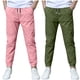 thumbnail image 1 of Odeerbi 2 Pack Boys Summer Cotton Linen Jogger Pants Casual Lightweight Elastic Waist Drawstring Sweatpants Para 3-13 Años, 1 of 9