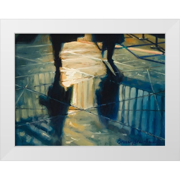 Braithwaite, Bruce 14x11 White Modern Wood Framed Museum Art Print Titled - Javits Reflections