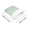 thumbnail image 2 of YiJuHui 2pcs Winter Sleeping Bag for Indoor Cats, Cozy Soft Cat Bed, 360° Warm Semienclosed Soft Plush Large Cat Sack Pet Bed, Pet Snuggle Sack for Cats S, 2 of 4