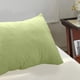 thumbnail image 5 of Funda de Almohada sin Impresión Color Sólido Lavado Algodón, Coreless Ropa de Cama Estilo Conciso, 74x48cm, Tejido de Poliéster, Funda de Almohada Transpirable Suave, 5 of 6