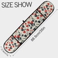 thumbnail image 3 of Dailycode Double Sided Oven Mitt with Loop Heat Resistant Kitchen Long Potholders 7" x 35" Heart and Leaf, 3 of 6