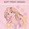 thumbnail image 4 of Disney Princess Rapunzel French Terry Tulle Dress Toddler to Big Kid, 4 of 5
